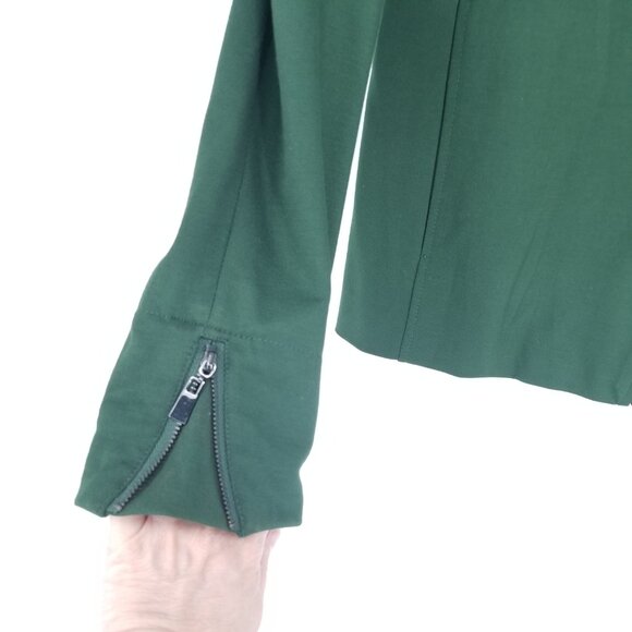 NWT Hunter Green Asymmetric Jacket / Blazer for Office or Evening -Size 12 - Picture 6 of 7